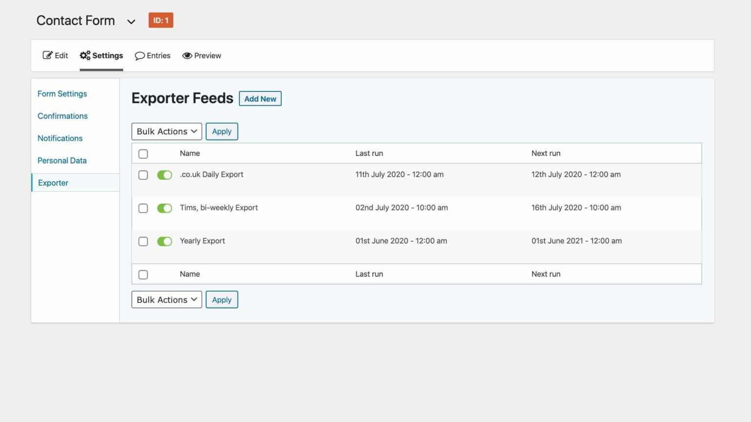 Entry Exporter For Gravity Forms Plugin | Digital Duck